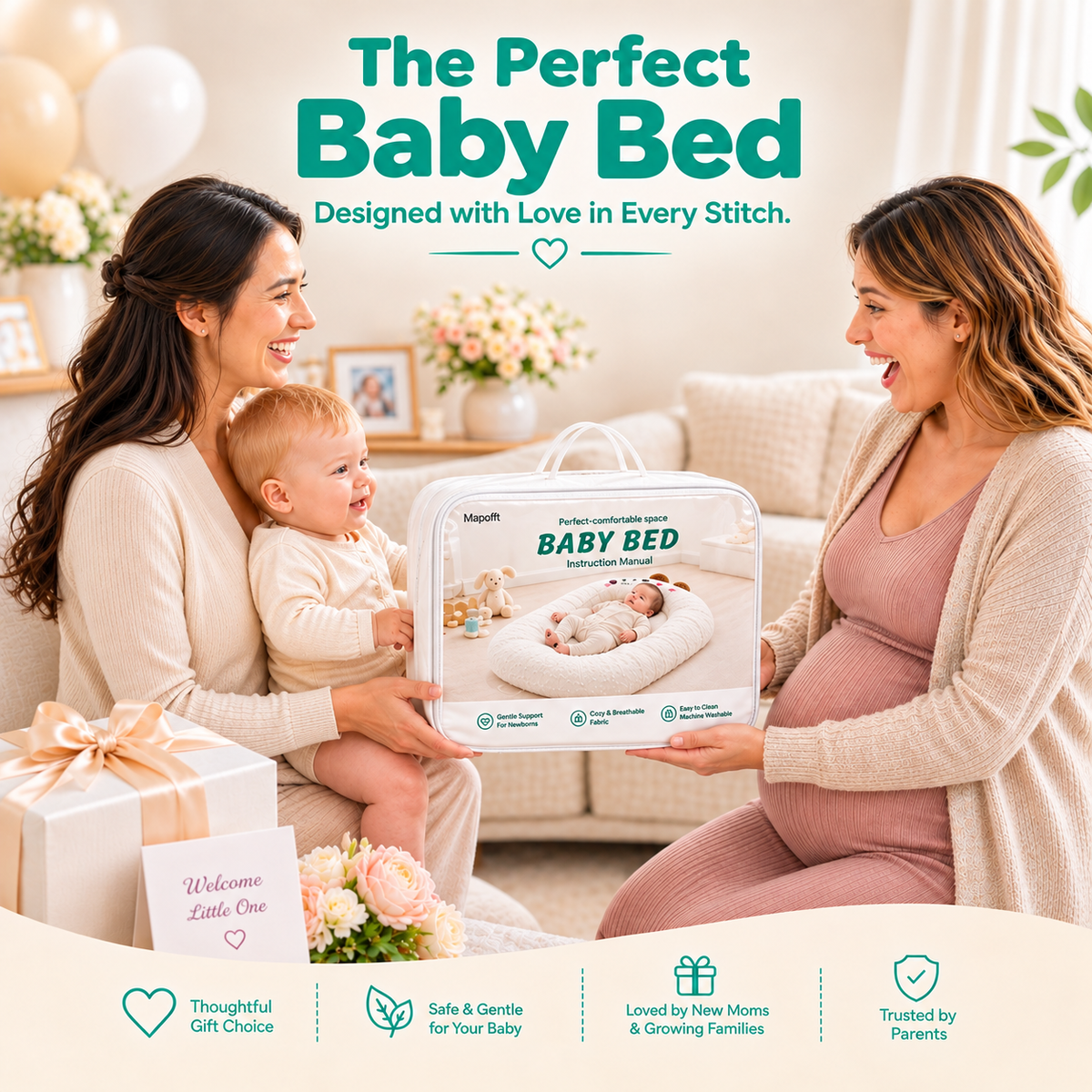 mama cuddle™ foldable bed