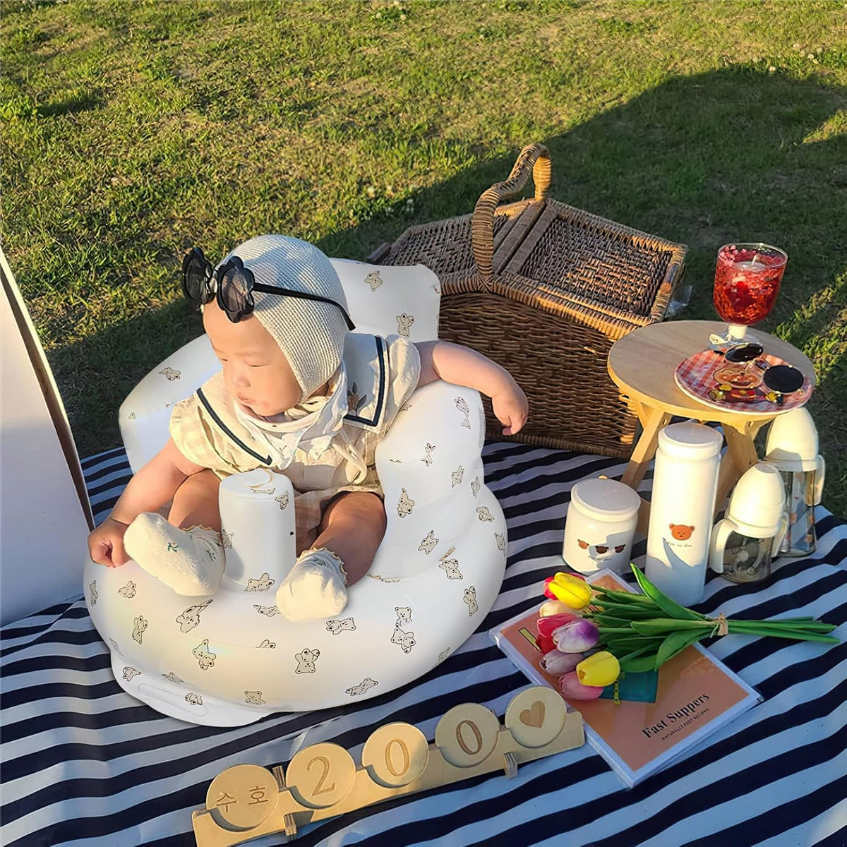 mama cuddle™ Built In Air Pump Inflatable Seat