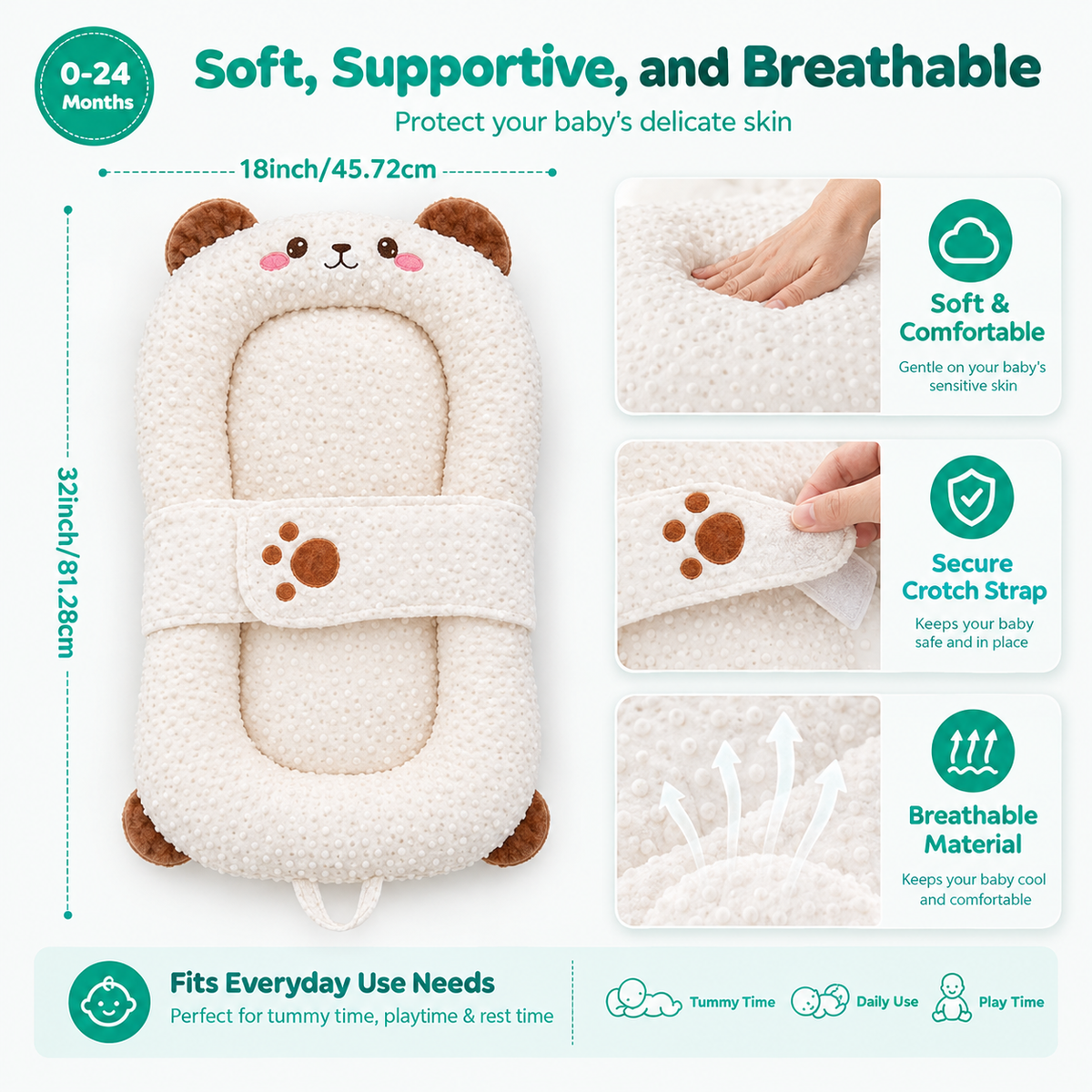 mama cuddle™ foldable bed