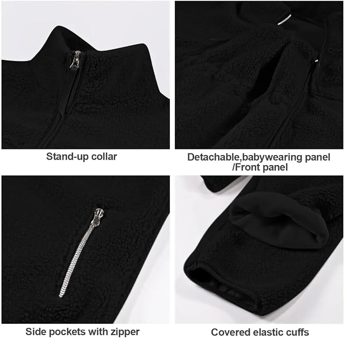 mama cuddle™ Cozy Mom & Baby Extension Fleece Coat