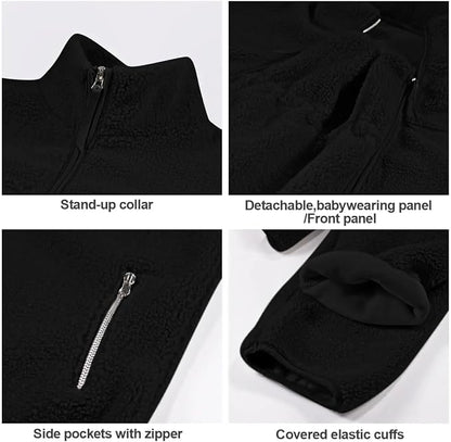 mama cuddle™ Cozy Mom & Baby Extension Fleece Coat