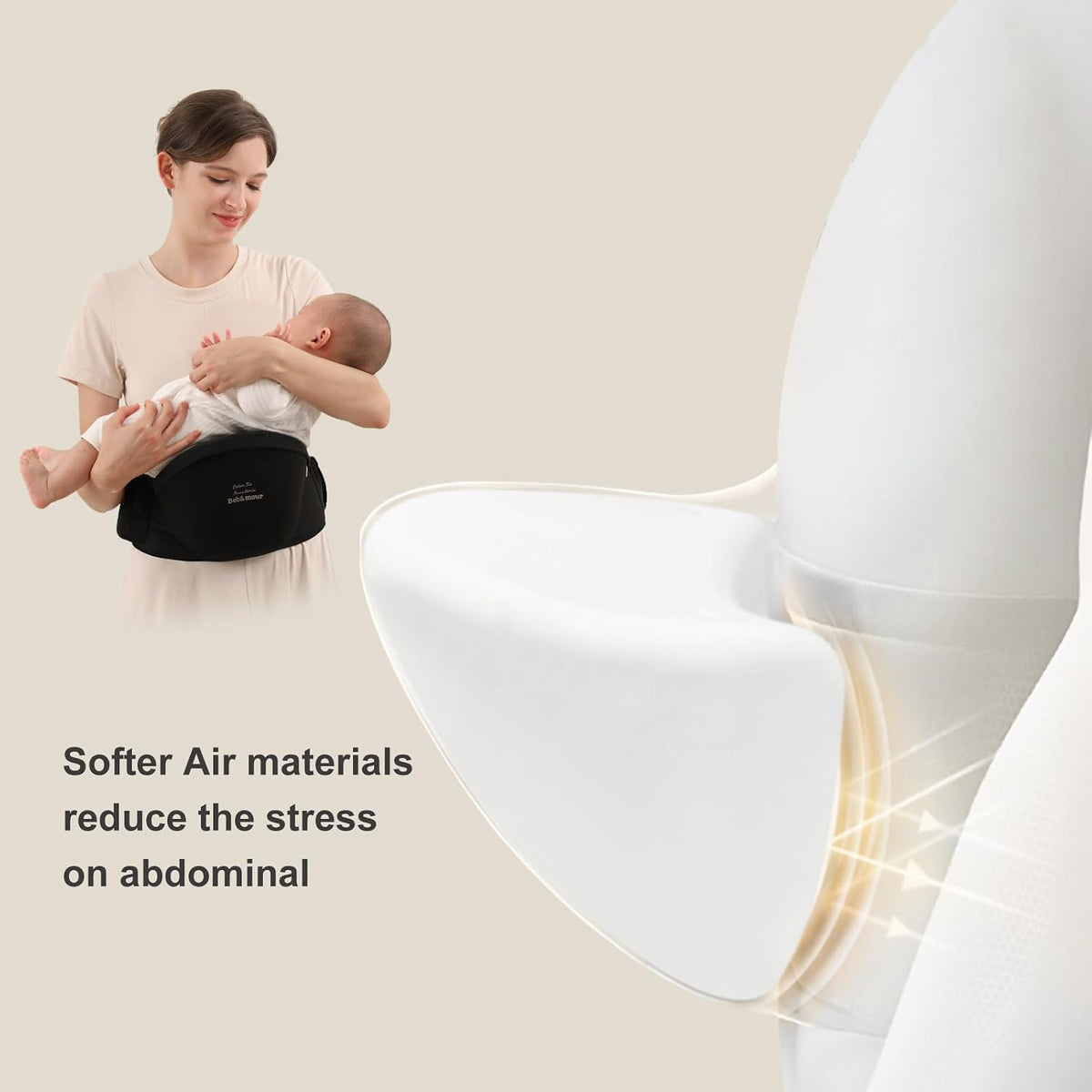 mama cuddle™ Hip Baby Carrier