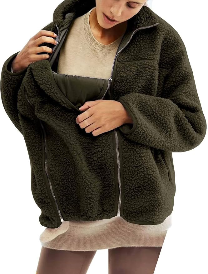 mama cuddle™ Cozy Mom & Baby Extension Fleece Coat