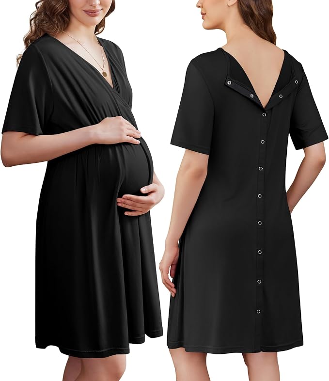 mama cuddle™ V Neck Nursery Dress