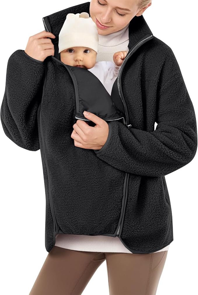 mama cuddle™ Cozy Mom & Baby Extension Fleece Coat