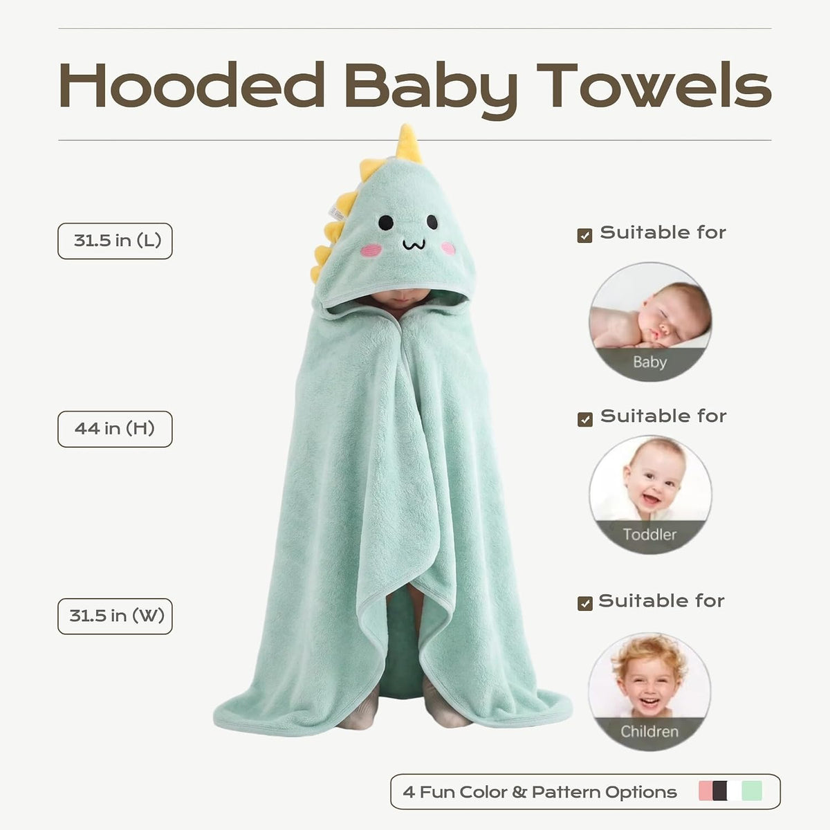 mama cuddle™ Animal Baby Towels