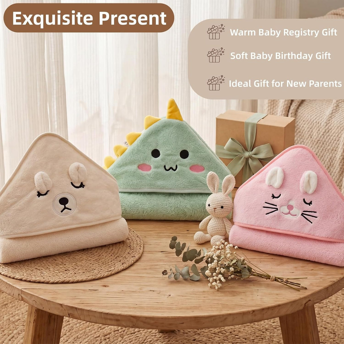 mama cuddle™ Animal Baby Towels