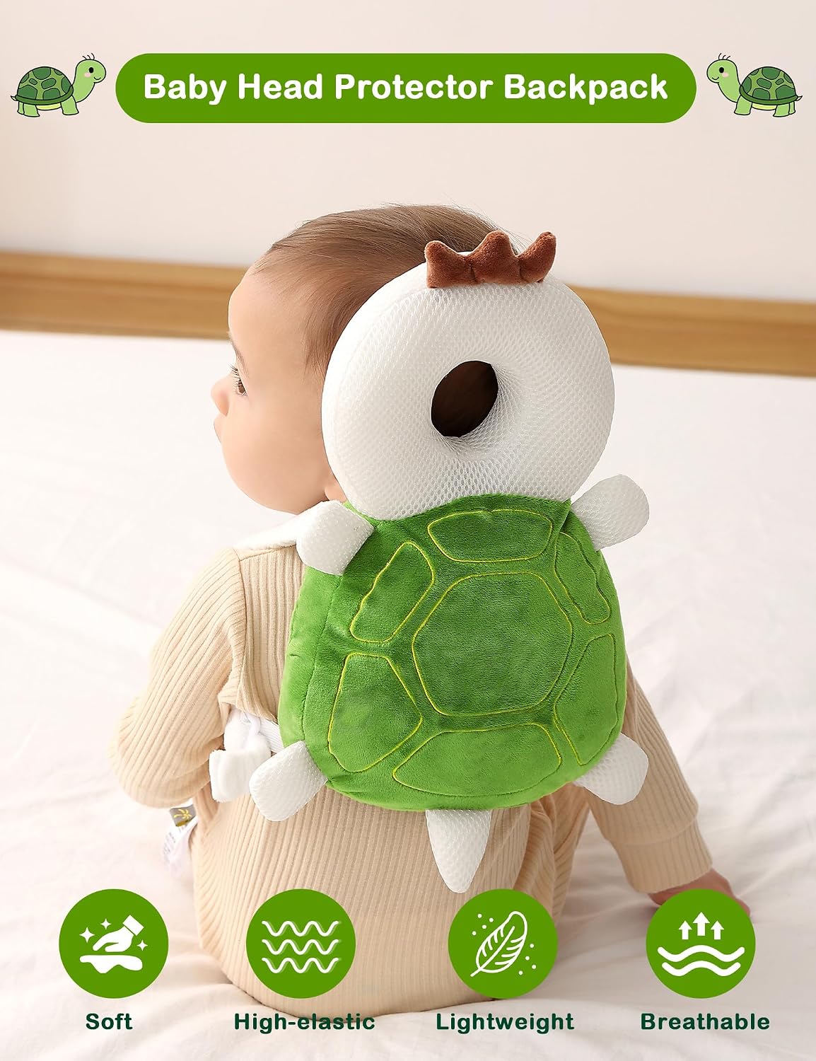 mama cuddle™ Fall Back Head Protector Backpack
