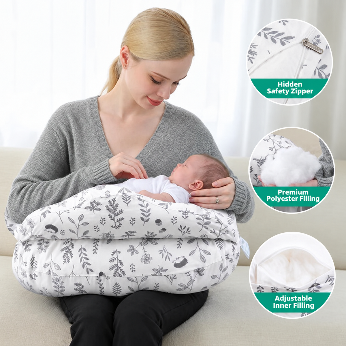 mama cuddle™ Portable Nursing Pillow