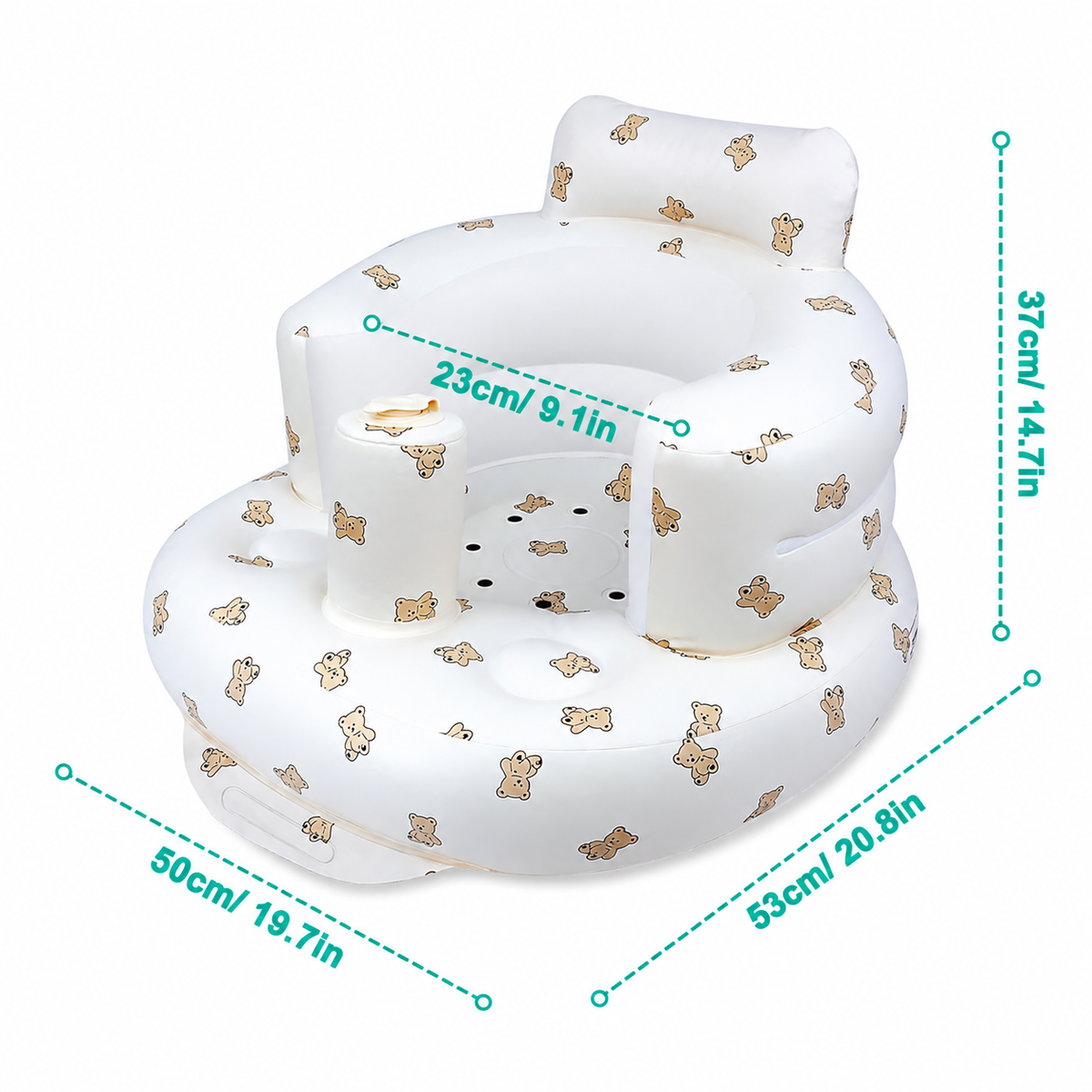 mama cuddle™  Built In Air Pump Inflatable Seat